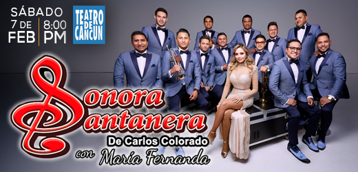 La Sonora Santanera de Carlos Colorado con María Fernanda - Cancún